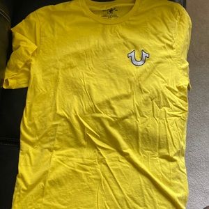 Yellow True Religion Shirt XL